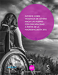 Portada del Libro: Informe sobre violencia de género hacia las mujeres con discapacidad