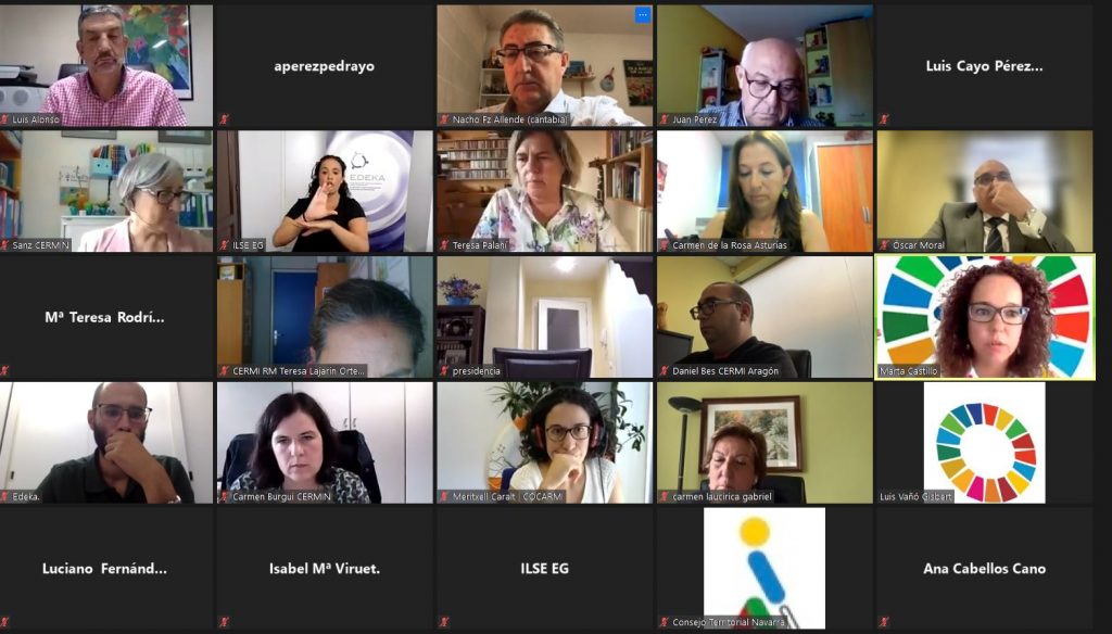 Participantes de la VIII Conferencia CERMI Territorios