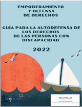 portada de la versión actualizada, de la guía práctica para la autodefensa de los derechos de las personas con discapacidad