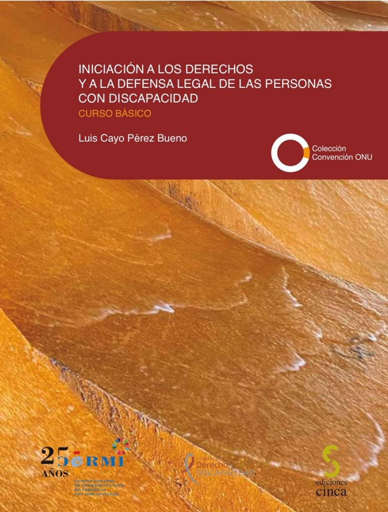 Portada del título “Iniciación a la Derechos y a la Defensa Legal de las Personas con Discapacidad”