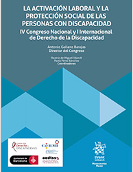 Portada del libro “La activación laboral y la protección social de las personas con discapacidad”