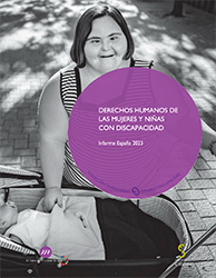 Portada del Informe de España 2023 sobre Derechos Humanos de las Mujeres y Niñas con Discapacidad