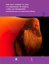 Portada de la publicación: Guia para combatir la trata y la explotación de mujeres y niñas con discapacidad