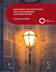 Portada de la publicación: "Discursos y delitos de odio hacia las personas con discapacidad"
