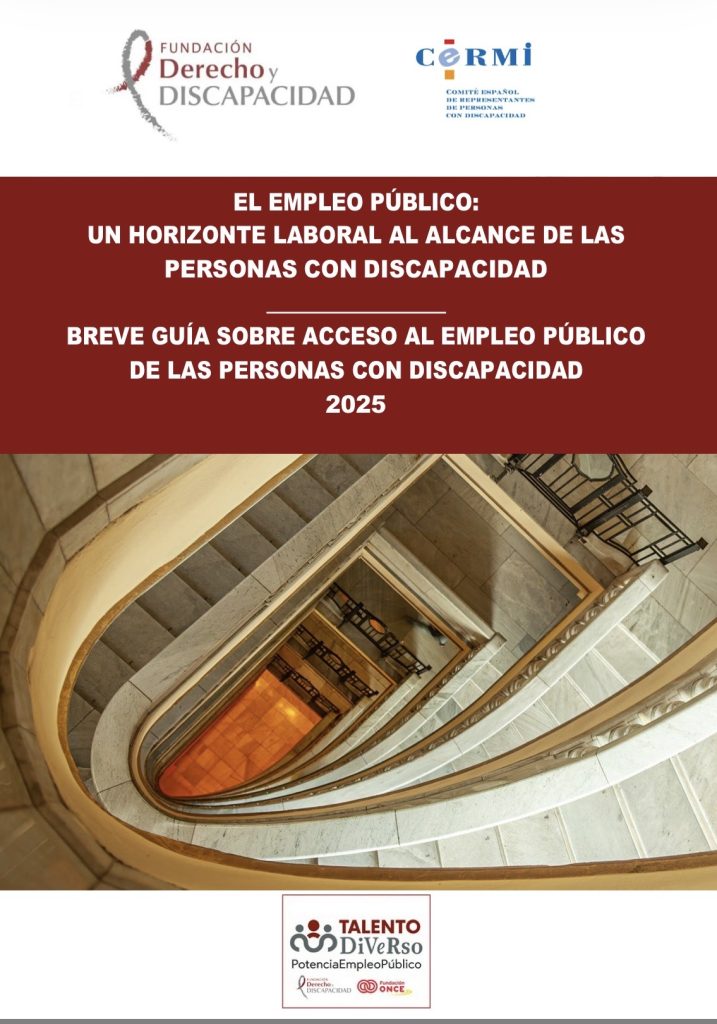Portada del título “El empleo público: un horizonte laboral al alcance de las personas con discapacidad”