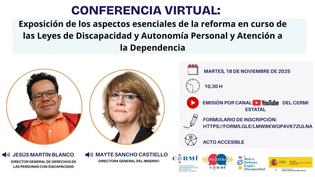 Infografía de la conferencia virtual