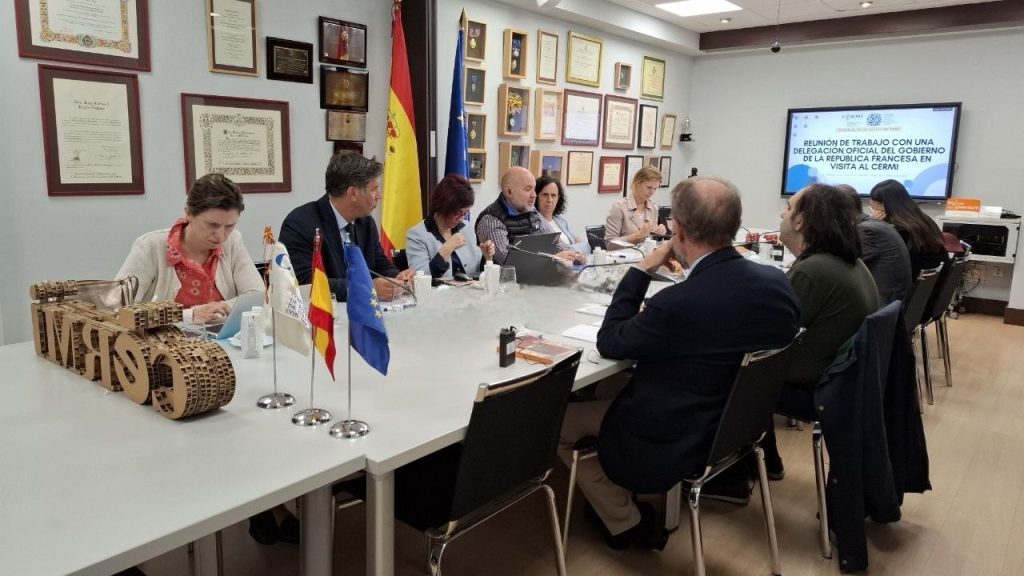 Imagen de las reunión de trabajo del CERMI con Expertise France